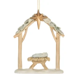 Baby Jesus in Manger Ornament< Clearance