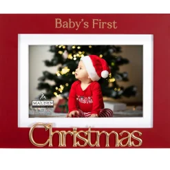 Baby’s First Christmas Photo Frame< Discount