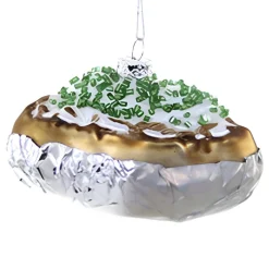 Baked Potato Glass Ornament<Cody Foster & Co. New