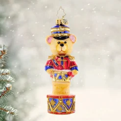 Band Master Bear Ornament<Christopher Radko Clearance