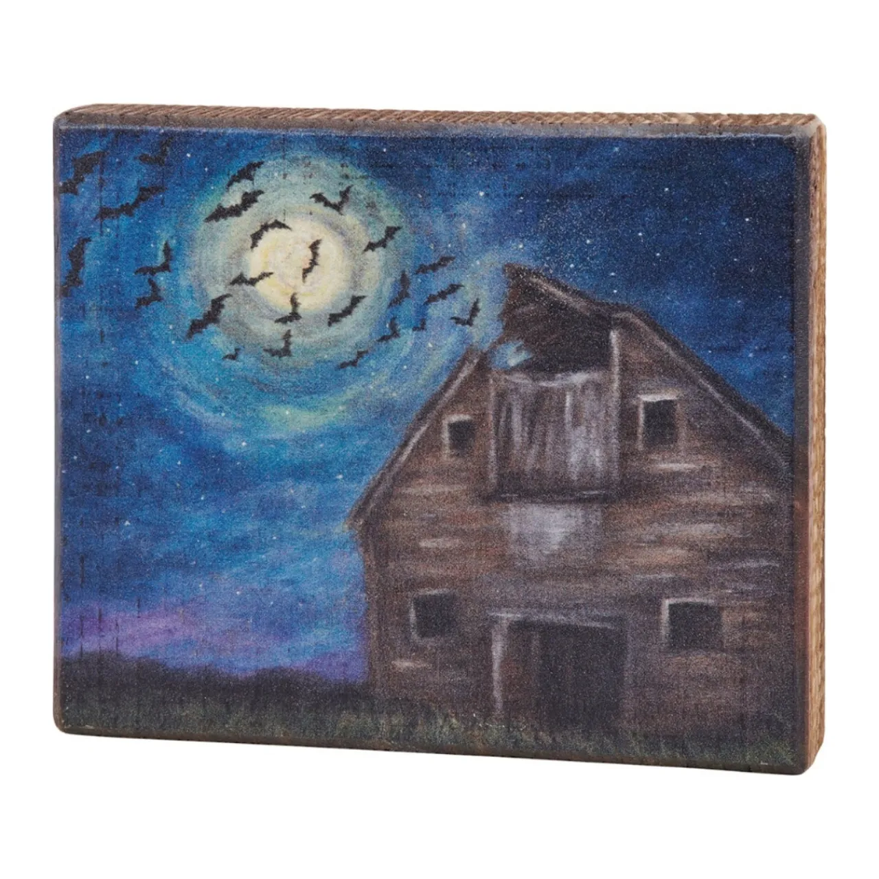 Barn Bats Block Sign< Outlet