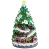 Battery Operated Lighted Musical Christmas Tree with a Moving Train<Kurt Adler Fashion