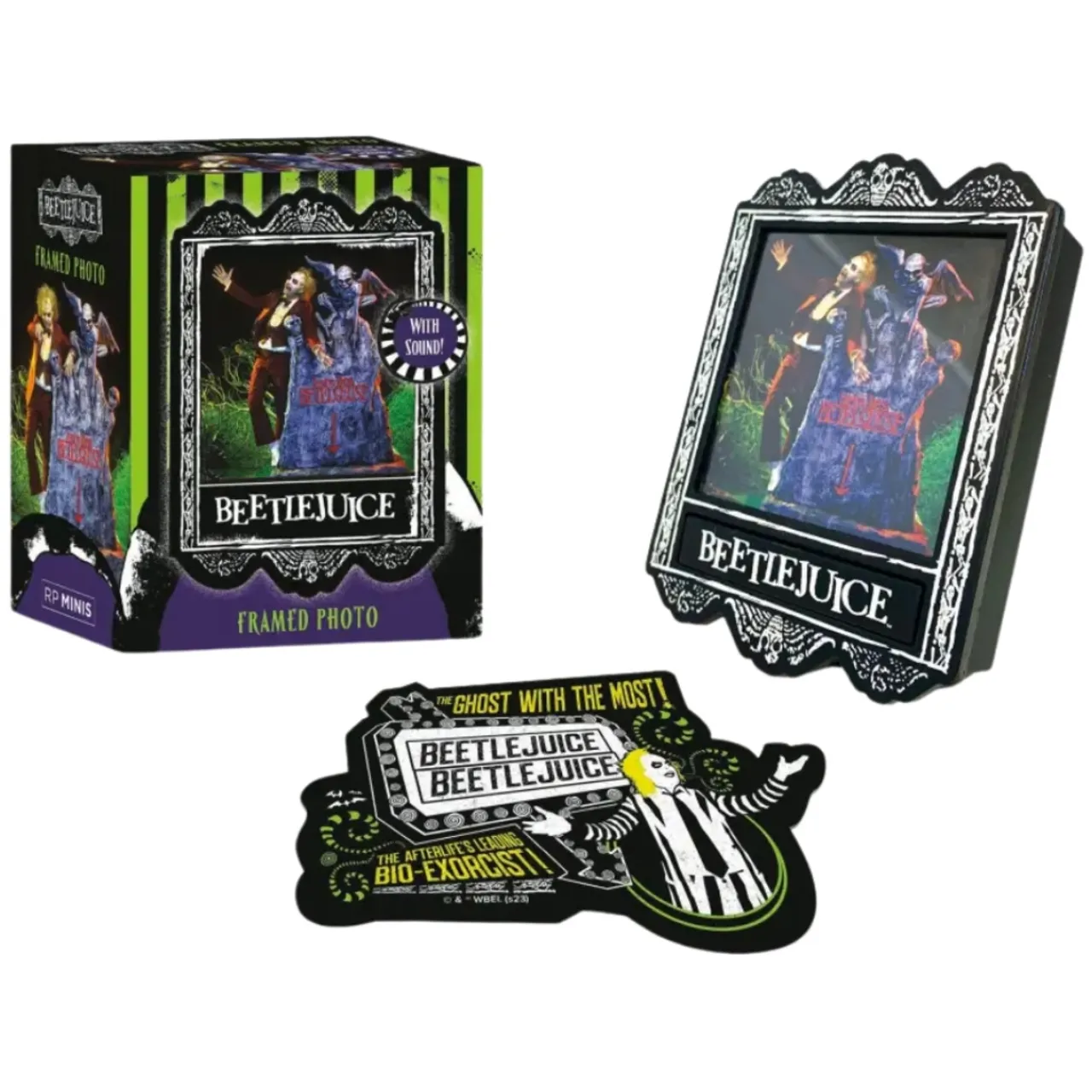 Beetlejuice Talking Framed Photo< Discount