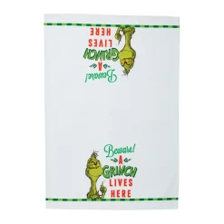 Beware Grinch Tea Towel< Sale