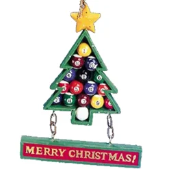 Billiards in A Christmas Tree Themed Rack Ornament<Kurt Adler Online