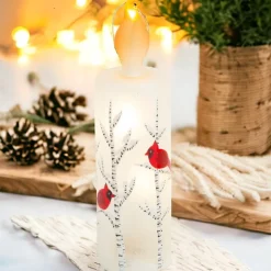 Birch & Cardinal LED Glass Light< Online