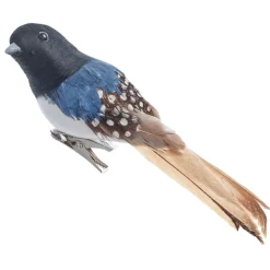 Black and Blue Chickadee Clip-On Ornament<Kurt Adler Online