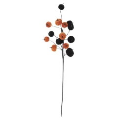 Black And Orange Velvet Pumpkin Stem< Sale