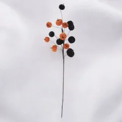 Black And Orange Velvet Pumpkin Stem< Sale