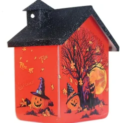 Black Cat Spooky Lit Glass House - The Christmas Loft<Stony Creek Discount