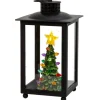 Black Holiday Lit Lantern - The Christmas Loft< Discount