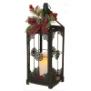 Black LED Lantern w/Candle< Online