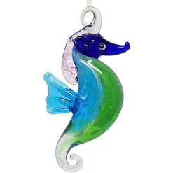 Blue Fin Seahorse Ornament< Hot