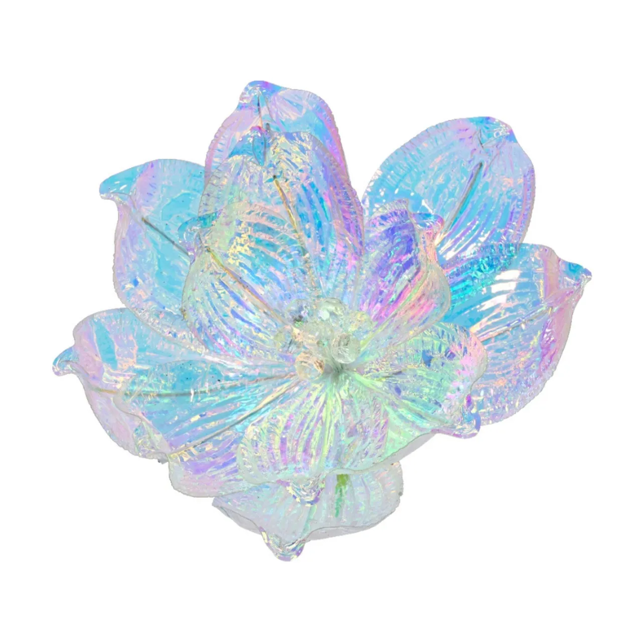 Blue Iridescent Magnolia Clip< Discount