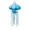 Blue Jellyfish Glass Hanging Ornament< Hot