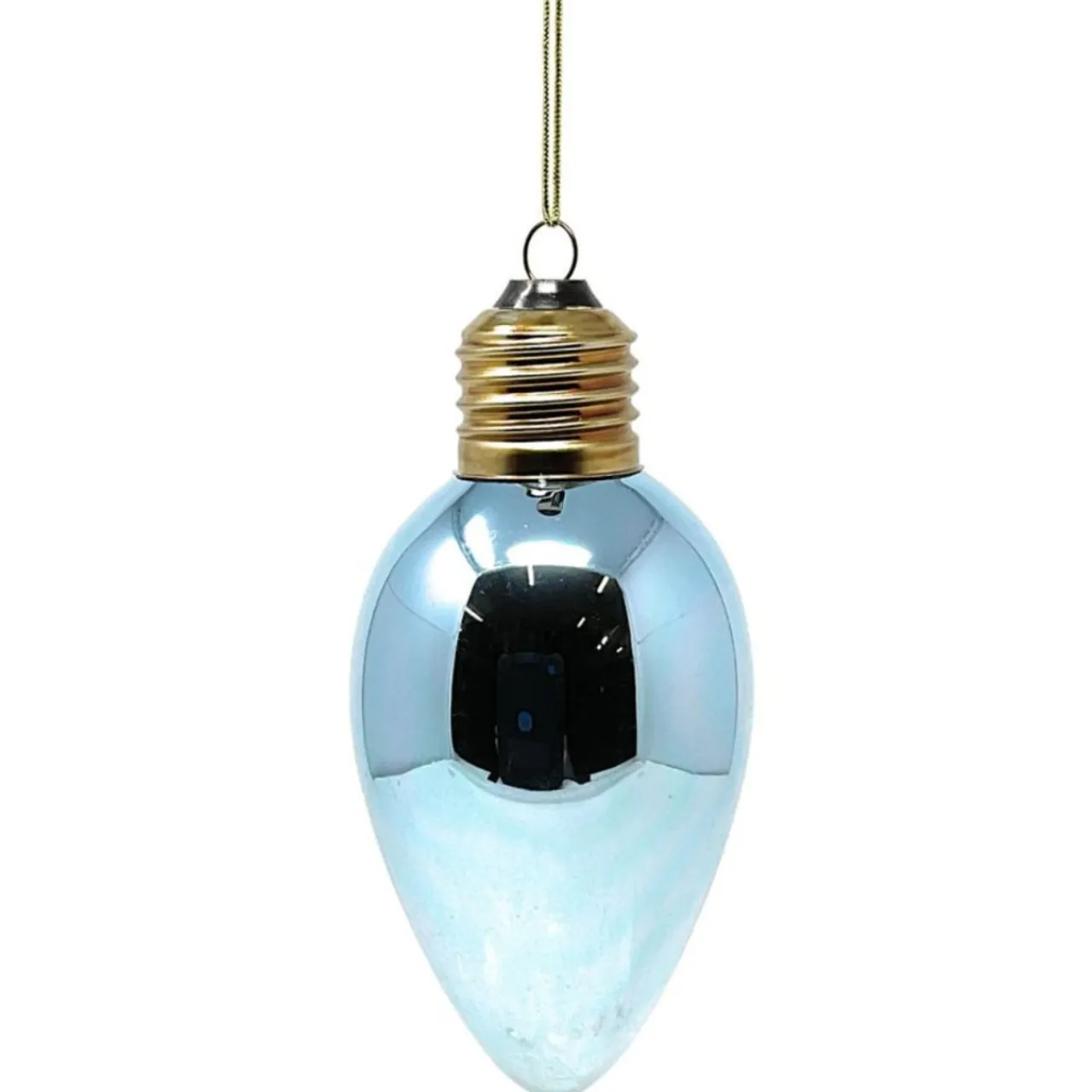 Blue Light Bulb Ornament< Discount