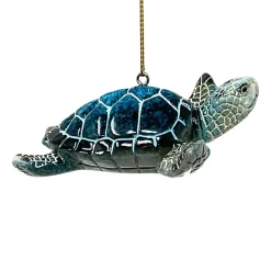 Blue Sea Turtle Ornament< Clearance