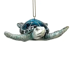 Blue Sea Turtle Ornament< Clearance