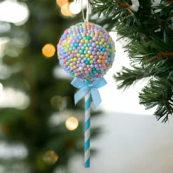 Blue Stick Bubblegum Ball Lollipop Ornament<Kurt Adler Sale