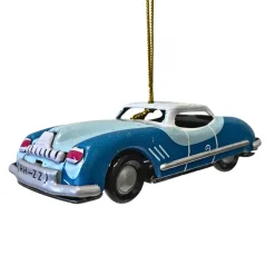 Blue Tin Car Ornament< Outlet