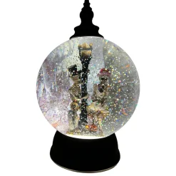 B/O Lighted Skeleton Halloween Spinning Water Globe< Online