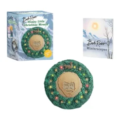 Bob Ross Happy Little Christmas Wreath< Discount