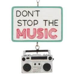 Boom Box Ornament< New