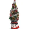 Bottle Brush Tree Snowman Mug< Fashion