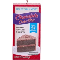 Box of Chocolate Cake Mix Ornament<Kurt Adler Fashion