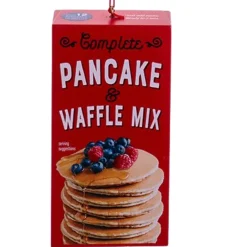 Box of Pancake &amp; Waffle Mix Ornament<Kurt Adler Best