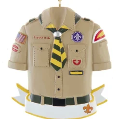 Boy Scouts of America Ornament For Personalization<Kurt Adler Clearance