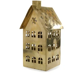 Brass Snowflake Tea Light House<Cody Foster & Co. Hot