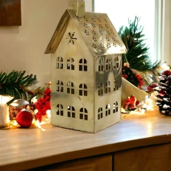 Brass Snowflake Tea Light House<Cody Foster & Co. Hot