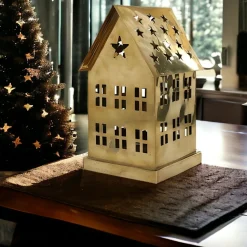Brass Star Tea Light House<Cody Foster & Co. Outlet