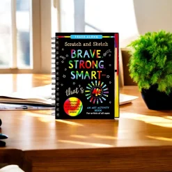 Brave Strong Smart Scratch & Sketch Art Activity Book< New