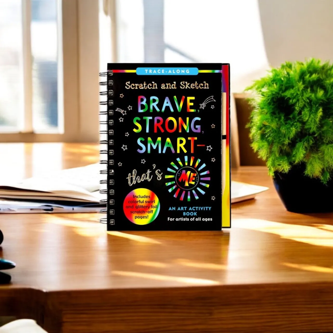 Brave Strong Smart Scratch & Sketch Art Activity Book< New