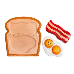 Breakfast is Served Salt & Pepper Shaker Set< New