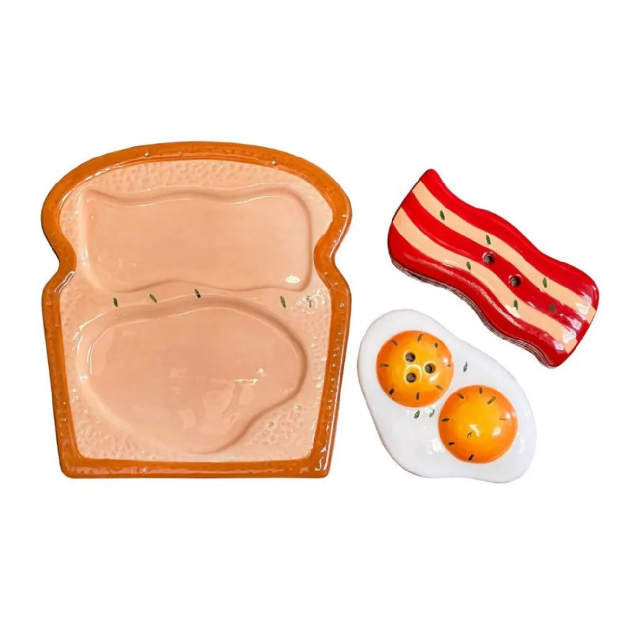 Breakfast is Served Salt & Pepper Shaker Set< New