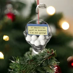 Bucket Golf Balls No Golf in Heaven Ornament< Discount