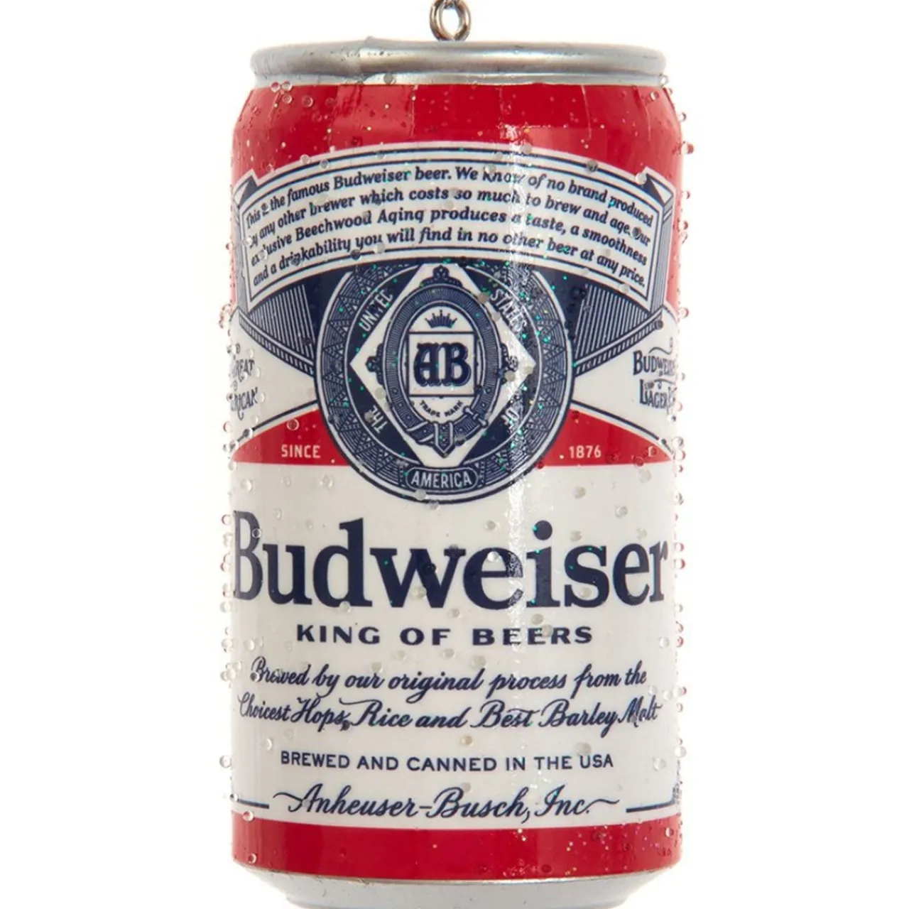 Budweiser Beer Can Ornament<Kurt Adler Online