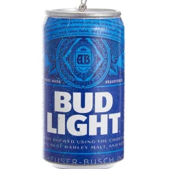 Budweiser Bud Light Beer Can Ornament<Kurt Adler Fashion