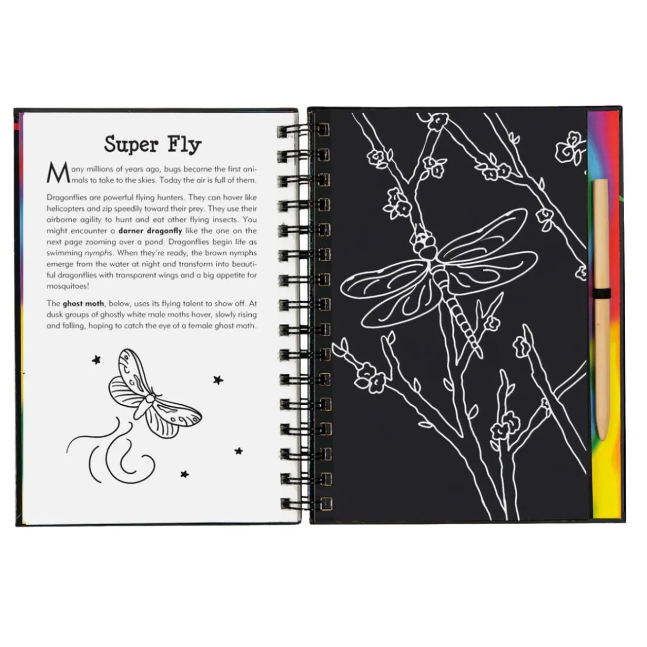 Bugs Scratch & Sketch Art Activity Book< New