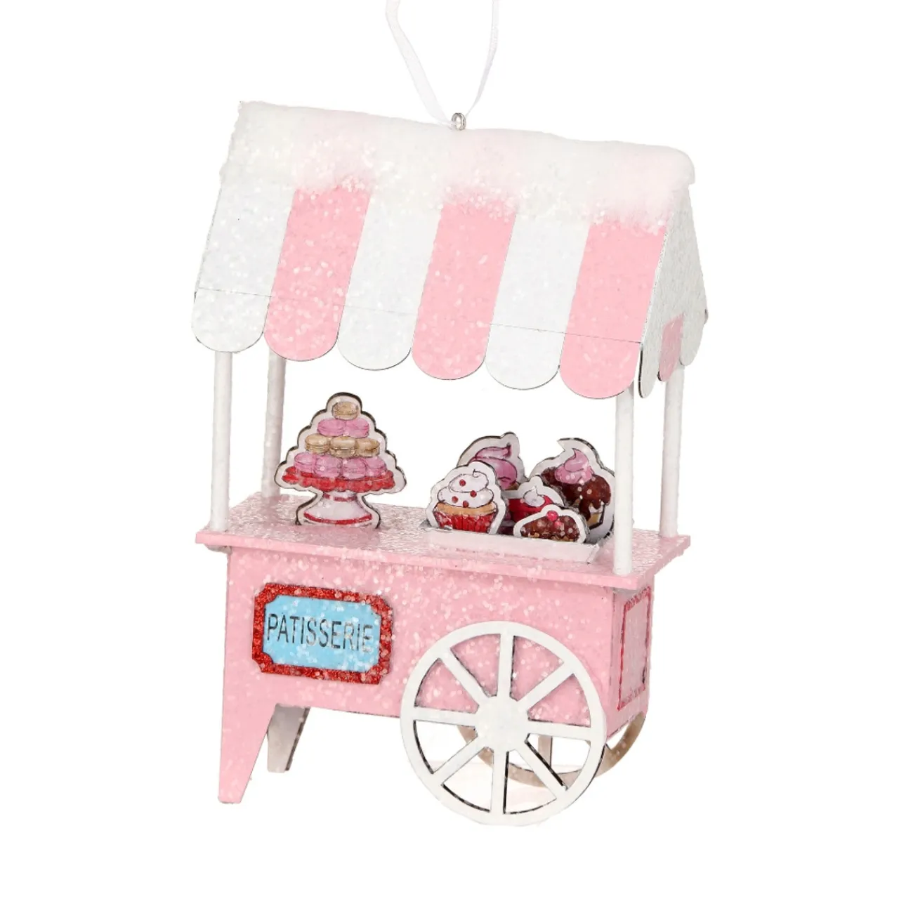 Cardboard French Dessert Cart Ornament< Outlet