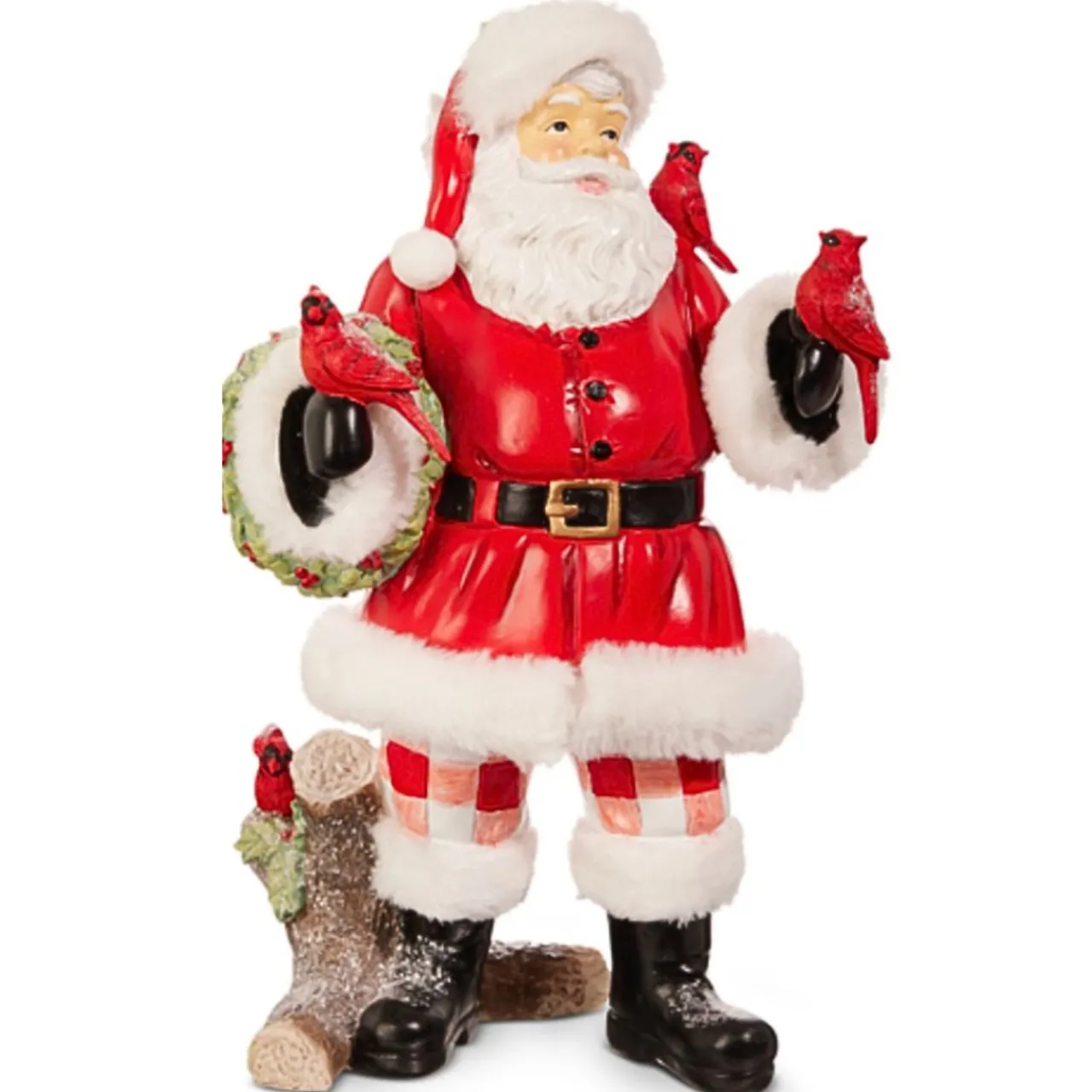 Cardinal Santa Figurine< Outlet