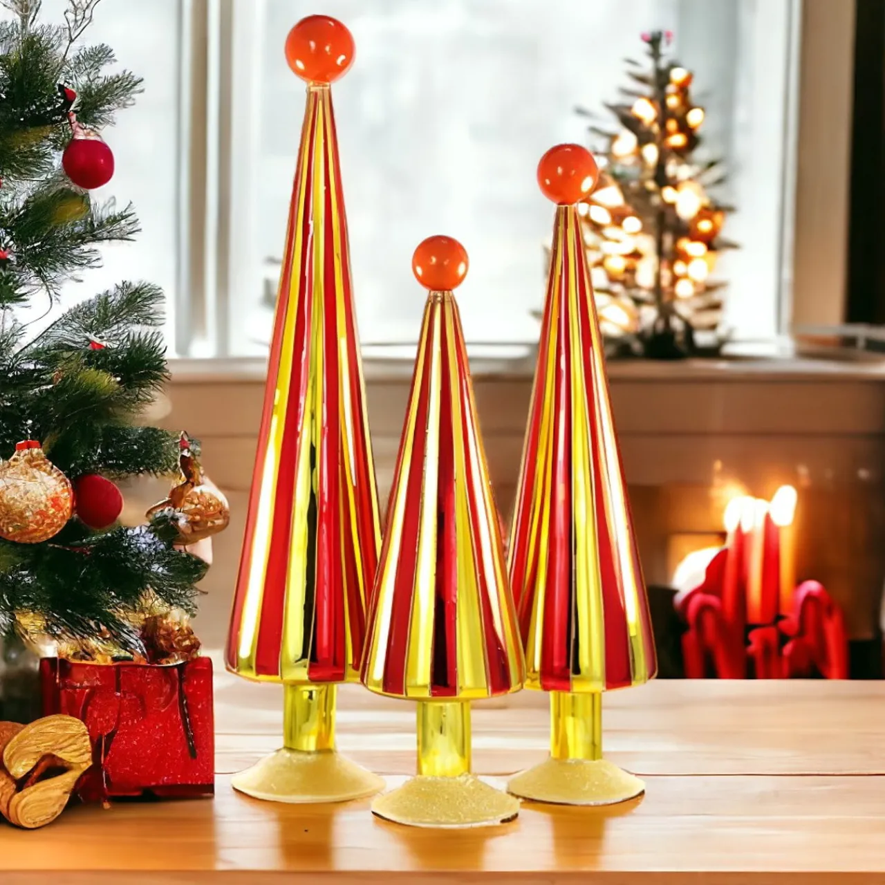Carnival Trees - Orange Set of 3<Cody Foster & Co. Hot