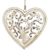 Carved Christmas Heart Icon Ornament< Discount