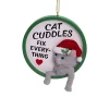 Cat Cuddles Fix Everything Ornament<Kurt Adler Best