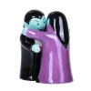 Ceramic Magnetic Hugging Vampires Salt And Pepper Set< Hot