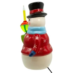 Ceramic Snowman Bubble Light<Kurt Adler Clearance