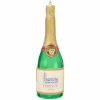 Champagne Bottle Glass Ornament<Kurt Adler Best